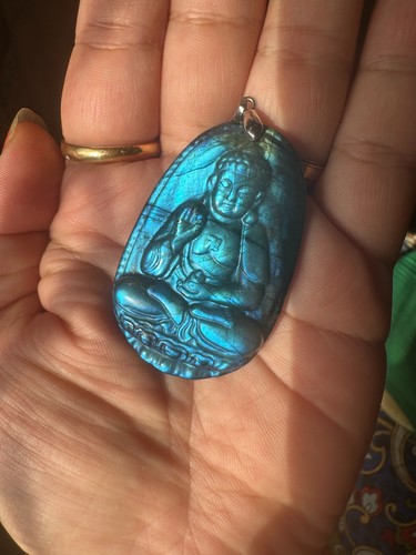 Natural labradorite crystal - natural,