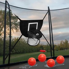 Trampoline Basketball Hoop