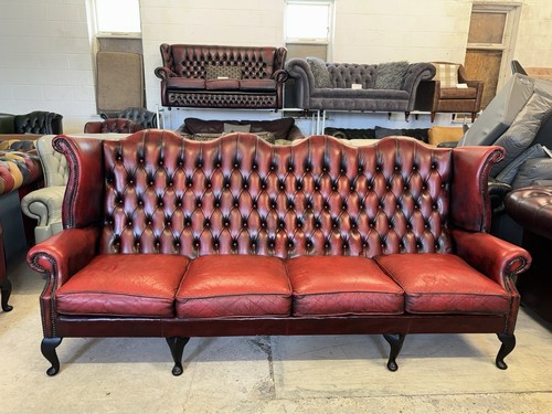 Chesterfield oxblood real - chesterfield,