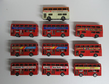 Matchbox Superfast No.17 London Bus - Group of 10 - Playworn