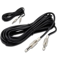 2x 6.35mm Mono Jack to 6.35mm