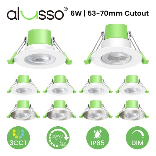 Led fire rated recessed - led,