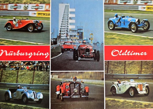 Postcard nürburgring vintage - postcard,
