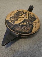 Vintage Greek Pottery Oil Lamp