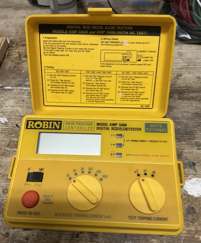 Insulation tester rcd tester