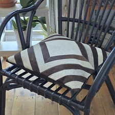 Handmade Cowhide Cushion Cover