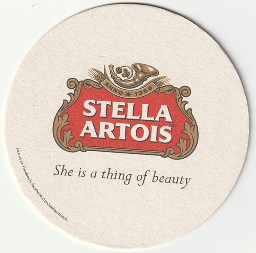 Beer mat stella artois - mat,