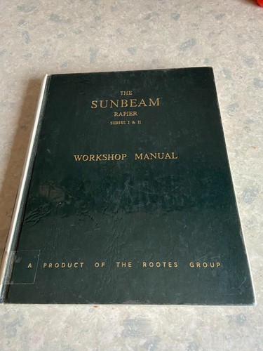 The sunbeam rapier - sunbeam, &