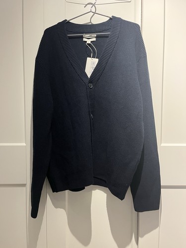 Navy blue cotton blend - navy,