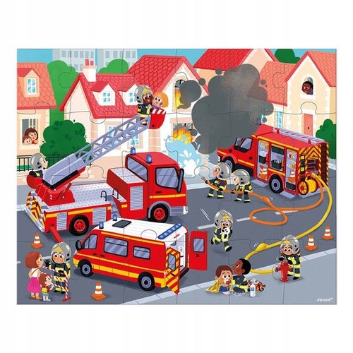 Janod fireman puzzle - janod, in