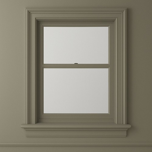Traditional wooden sash window - sash,