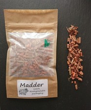 CraftyJam Madder Root Chopped Natural Dye Fabrics Red Orange 100% Biodegradable