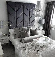 Headboard Winged Floor