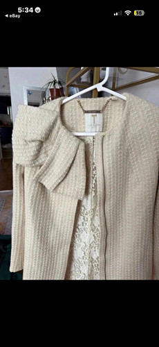 Ted baker cream tweed full - baker,