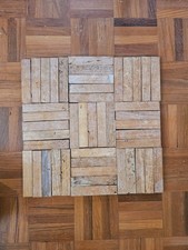 Teak Parquet Flooring - Reclaimed - 45 Pieces (Gives 363mm x 363mm)