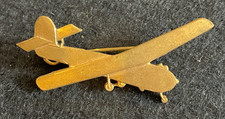 WW2? British Airborne Brass Glider Qualification Cap Arm Badge Staffordshire?