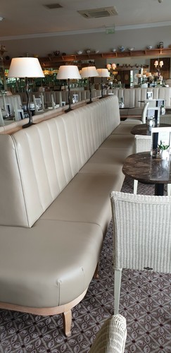 Upholstery service booth - service,