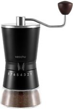 Vzaahu Manual Coffee Grinder with Adjustable Coarseness 8 Level CNC Stainless