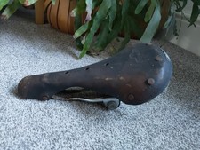 Classic Dawes Olympian 56 L Leather Saddle Used Condition 