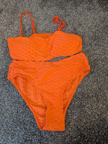 Bikini neon orange removable - bikini,