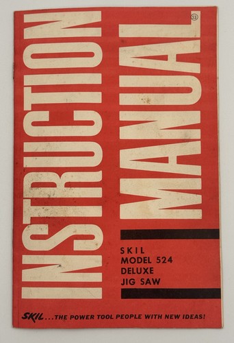 Vtg skil model 524 - skil, jig