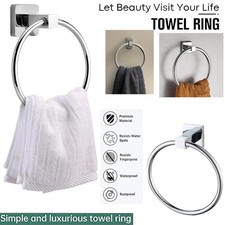 Hand Towel Ring Round Holder