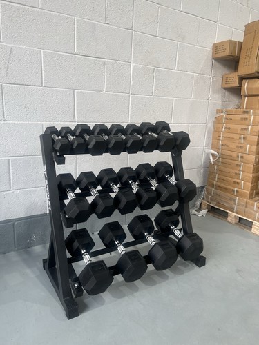 Hex dumbbell 18kg set - set, 3