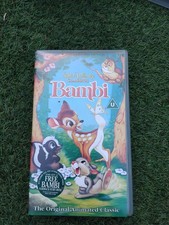 Bambi Walt Disney Classics Vintage VHS Tape