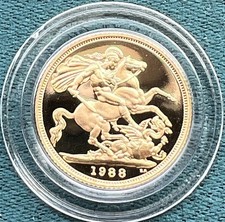 1988 Sovereign Proof Full Gold