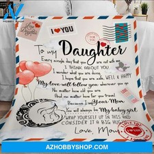 To My Daughter Blanket - Love