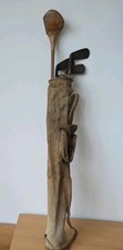 Antique Canvas Pipe Golf  bag