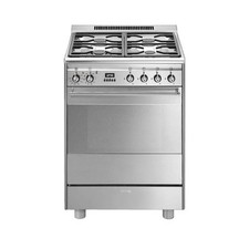 SMEG SUK61PX8 60cm Stainless Steel Dual Fuel Cooker(Damage)