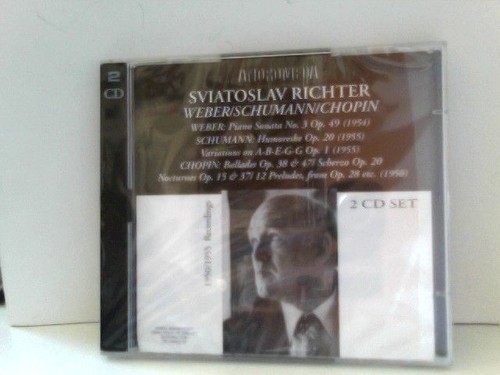 Schumann weber piano works - schumann, weber:piano