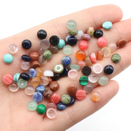 6mm cabochons half - cabochons,