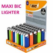 5 X Maxi Bic COLOURFUL Gas CIG