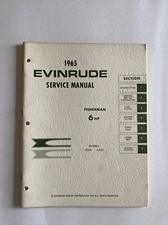 1965 Evinrude 6 HP OMC Outboard Service Shop Manual 4199 FREE 1ST CLASS