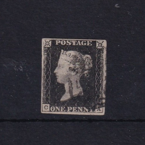 1840 penny black - penny, (c.a.)