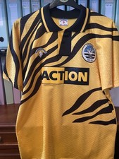 Swansea City Away Football Shirt 1992 GULF OIL Size Adult 42/44 by Matchwinner