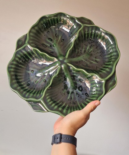 Large ceramic cabbage wear - large,