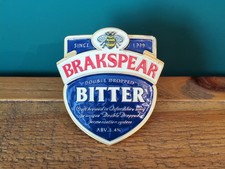 Brakspear Bitter Metal Beer Ale Pump Clip Badge Pub Bar Breweriana