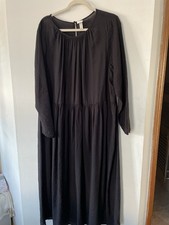 H&M Black Midi Dress Summer