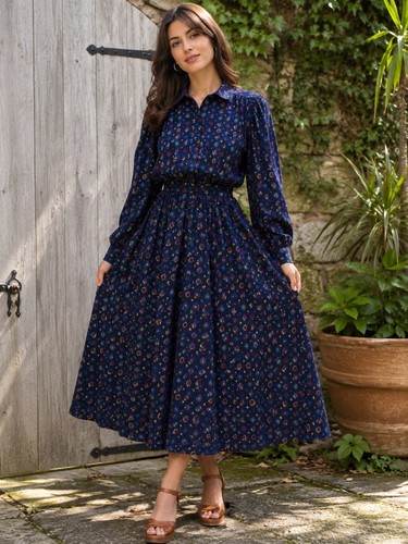 Vintage horrockses navy blue - vintage,