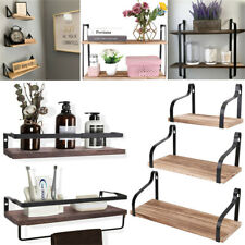 2/3 Tier Storage Shelving Racks Wall Shelf Units Home Living Room Art Decoration