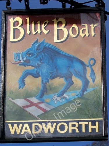 Photo 6x4 sign - photo, blue