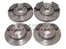 VAUXHALL ASTRA H MK5 1.6 16V SXi SRi FRONT & REAR DRILLED BRAKE DISCS AND PADS