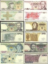 BANKNOTES FROM POLAND MINT UNC