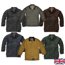 Wax Jacket Cotton Hiking Outdoor Camping Hunting Shooting Fishing Riding Coat