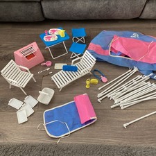 Vintage Barbie camping set