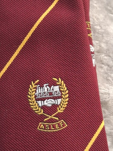 Aslef union tie - aslef,