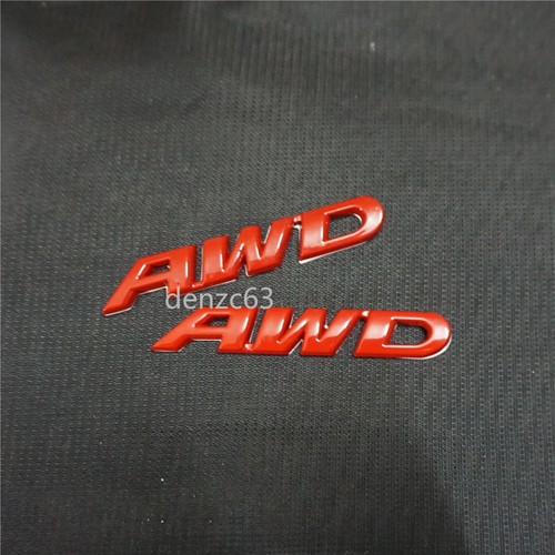 Red glossy small awd metal - small,